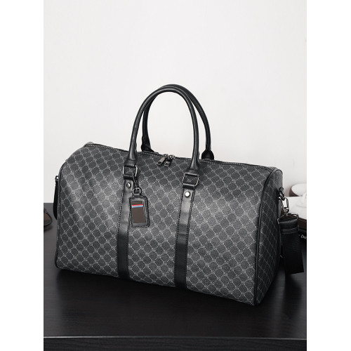 韓版新款男大容量短途旅遊出差行李袋潮流格子手提包單肩包健身包 韓版新款男大容量短途旅遊出差行李袋潮流格子手提包單肩包健身包