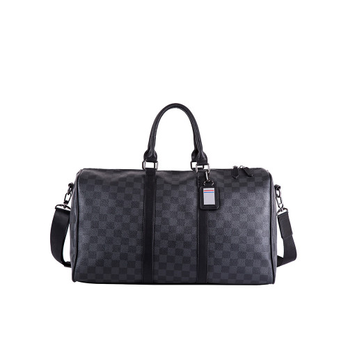 韓版新款男大容量短途旅遊出差行李袋潮流格子手提包單肩包健身包 韓版新款男大容量短途旅遊出差行李袋潮流格子手提包單肩包健身包