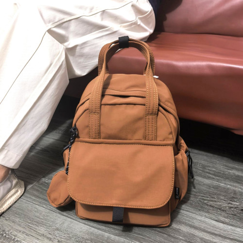 小巧輕便雙肩包女小衆設計防水戶外旅行包書包百搭通勤手提小後後背包 小巧輕便雙肩包女小衆設計防水戶外旅行包書包百搭通勤手提小後後背包