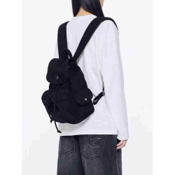 TYGA 韓國水洗做舊牛仔雙肩包海星多口袋休閒後後背包大容量學生書包