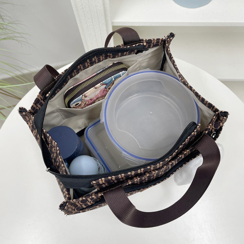 飯袋便當包手提袋上班通勤媽咪包學生百搭午餐包帶飯盒帆布手拎包