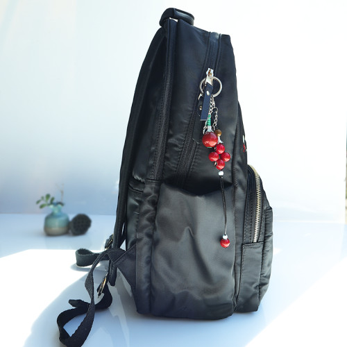 新品16寸電腦大容量雙肩後後背包國風文藝復古尼龍牛津防水旅遊書包