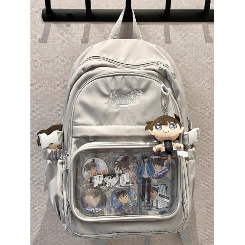 AORDA 多功能大容量痛包雙肩書包初中女生可拆卸後後背包吧唧包娃穀包