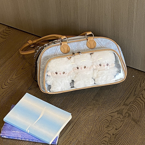 準備上岸的錢一波|美式棒球包二次元痛包腋下包大容量單肩運動包