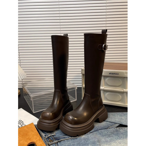 甜酷帥氣歐美辣妹高筒長靴女厚底增高顯瘦氣質皮帶釦長筒騎士靴潮 甜酷帥氣歐美辣妹高筒長靴女厚底增高顯瘦氣質皮帶釦長筒騎士靴潮