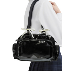 次域原創日系JK痛包大容量製服包二次元大食量吧唧穀子單肩斜後後背包