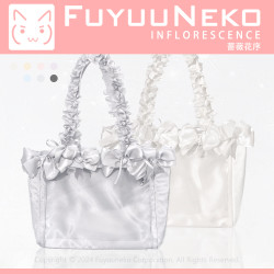 浮遊貓 原創薔薇花序 斜背絲帶痛包 Lolita漫展二次元日常大容量