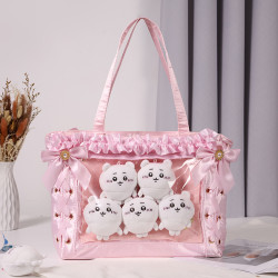 絲帶痛絲帶配飾花邊腸花替換蝴蝶結配件掛件穀美周邊適用WEGO痛包