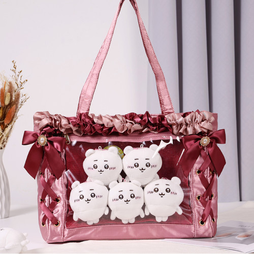 絲帶痛絲帶配飾花邊腸花替換蝴蝶結配件掛件穀美周邊適用WEGO痛包