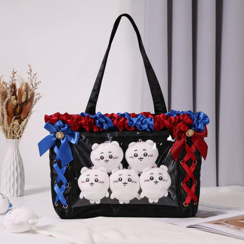 絲帶痛絲帶配飾花邊腸花替換蝴蝶結配件掛件穀美周邊適用WEGO痛包