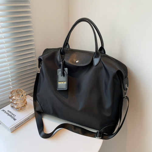 輕便小巧防水短途旅行包女單肩斜背大包包手提行李包出差包登機包