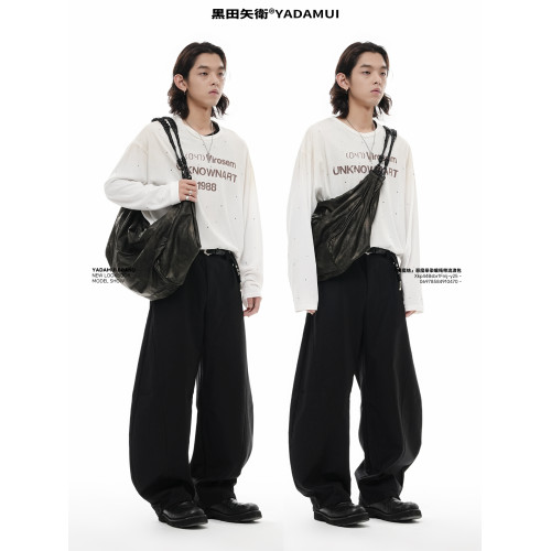 黑田矢衛「縛魔結」慵懶風松弛編繩流浪包大容量單肩斜後後背包男女款