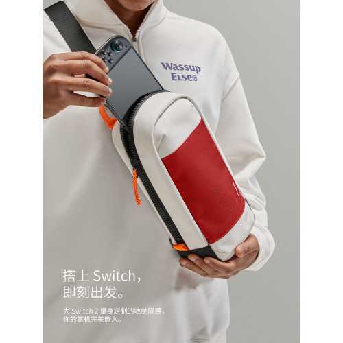 tomtoc Switch2收納包斜後後背包單肩包NS2配件保護殼套掌機胸包G49 tomtoc Switch2收納包斜後後背包單肩包NS2配件保護殼套掌機胸包G49