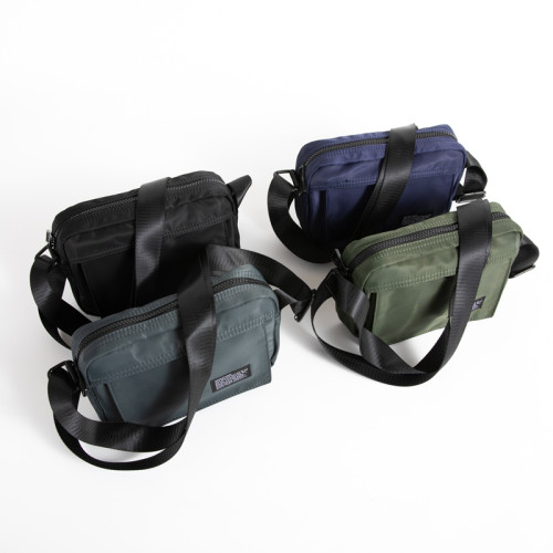 日系小挎包男休閒手機包街頭潮流韓版單肩包牛津布簡約ins斜後後背包