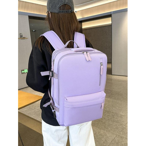 可擴容雙肩包男款大容量書包商務出差行李包後後背包旅遊包女士電腦包