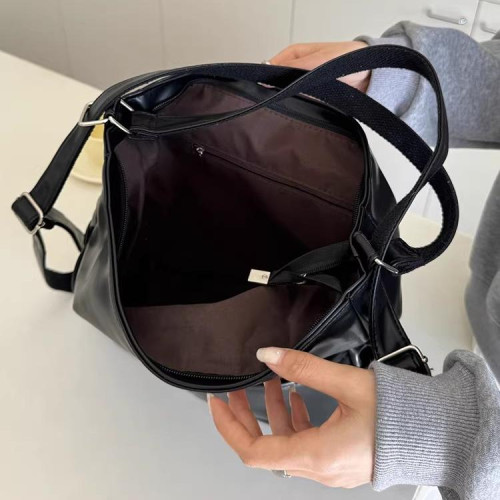 原創春季軟皮包包女大容量三用後後背包通勤托特包多功能後後背包斜背書包