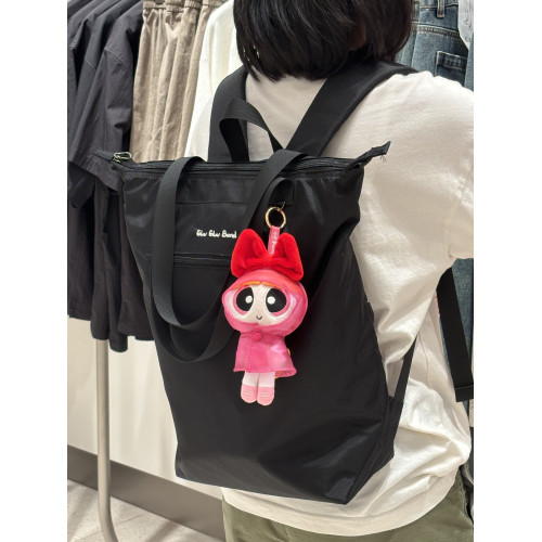 ins防水超輕電腦通勤雙肩包水杯書包上班13寸旅行大學生包包