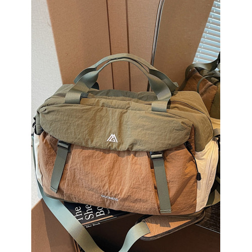 旅行包大容量行李袋斜背手提包運動健身可擴容收納包待産短途出差