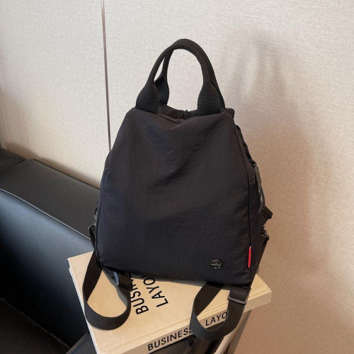 女士輕便休閒包防水運動雙肩包女2025新款潮旅行小後後背包多功能胸包