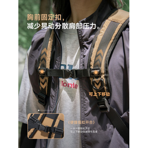 後後背包男雙肩包大容量旅遊輕便登山包通勤包高級感書包初高中生女包