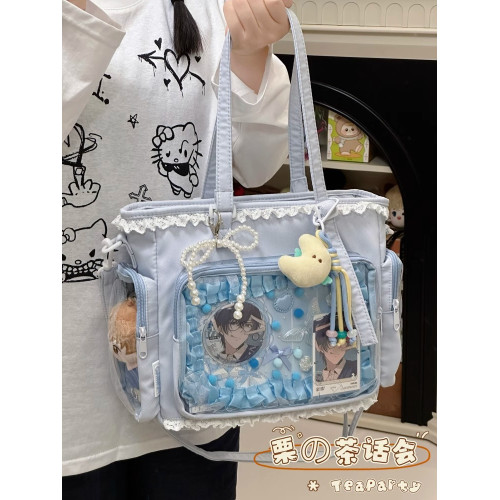 原創二次元痛包娃包日系少女漫展jk包學生日常高顔值百搭斜後後背包女