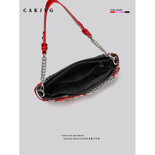 CAKJVG原創小衆y2k辣妹包包女新款吧唧穀子小食量痛包單肩斜後後背包