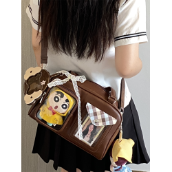 錢一波痛包｜2025年秋冬新款多巴胺娃拼卡兩用10cm娃包單肩斜後後背包