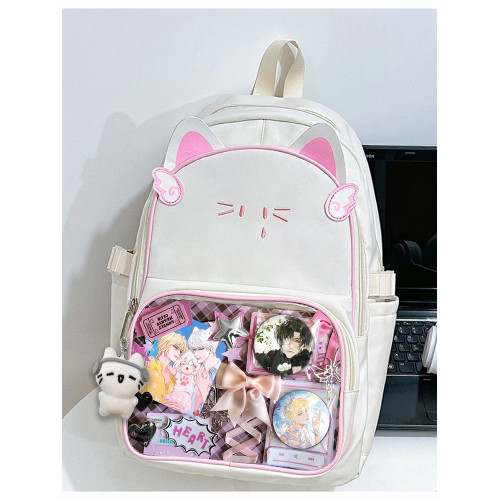 人魚陷落白楚年蘭波痛包吧唧卡片書包雙肩包單肩高顔值紥板大容量