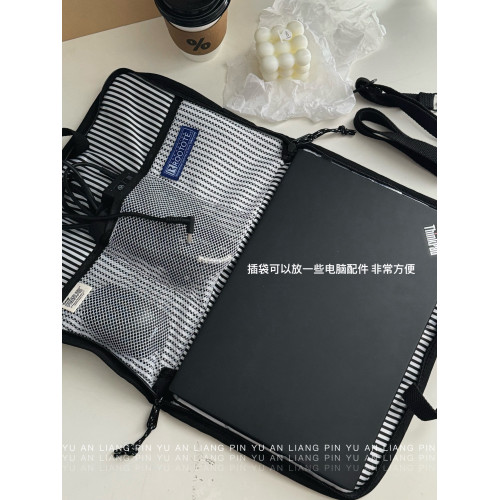 2026新款史努比14寸筆記型電腦包女士通勤手提內膽包超輕斜背防震