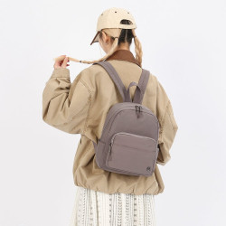 新款簡約百搭防潑水雙肩包日系大學生書包潮流大容量韓版通勤後後背包
