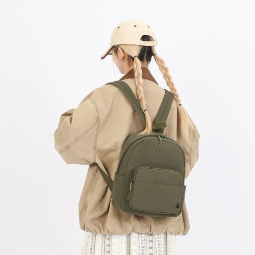 新款簡約百搭防潑水雙肩包日系大學生書包潮流大容量韓版通勤後後背包