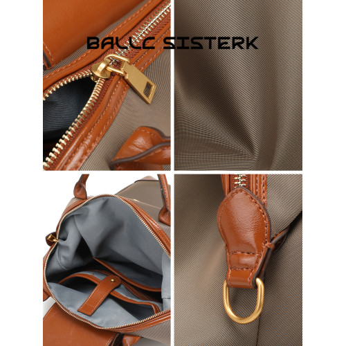 BALLCSISTERK原創輕便大容量尼龍布雙肩包旅行後後背包戶外通勤電腦包