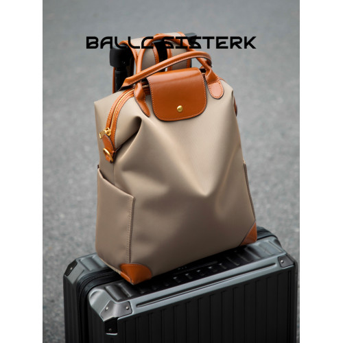 BALLCSISTERK原創輕便大容量尼龍布雙肩包旅行後後背包戶外通勤電腦包