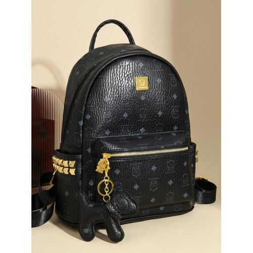 熱門精品新款時尚韓版洋氣鉚釘後後背包印花大容量雙肩包女包百搭學生 熱門精品新款時尚韓版洋氣鉚釘後後背包印花大容量雙肩包女包百搭學生