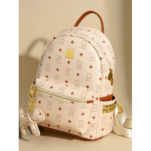 熱門精品新款時尚韓版洋氣鉚釘後後背包印花大容量雙肩包女包百搭學生 熱門精品新款時尚韓版洋氣鉚釘後後背包印花大容量雙肩包女包百搭學生