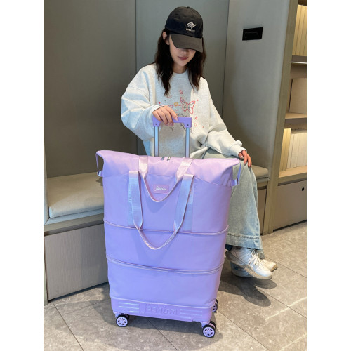 萬向輪拉桿包旅行包行李袋出差裝被子收納帶輪待産包大容量登機包