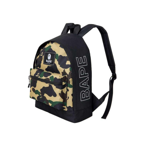 BAPE潮牌日本雜誌附錄包猿人大容量迷彩雙肩後後背包學生男女戶外書包