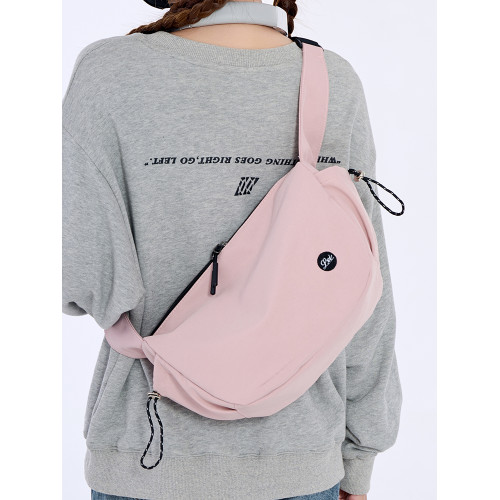 時尚休閒戶外騎行百搭斜後後背包休閒運動後後背包超輕單肩斜背通勤郵差包