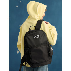 GOST簡約百搭大容量雙肩包輕便大書包短途出行旅行包電腦包後後背包