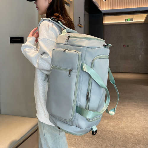 大容量短途旅行包女2025新款乾濕分離遊泳運動健身包行李包收納袋