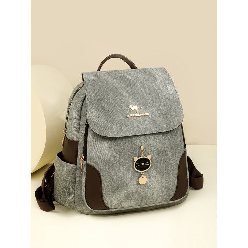 香港品牌高顔值小衆雙肩包包女2025新款洋氣時尚大容量通勤後後背包