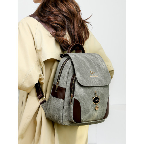 香港品牌高顔值小衆雙肩包包女2025新款洋氣時尚大容量通勤後後背包