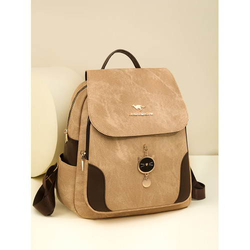 香港品牌高顔值小衆雙肩包包女2025新款洋氣時尚大容量通勤後後背包