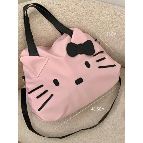 可愛Kitty旅行收納包可掛行李箱可攜式大容量手提單肩包學生化妝包 可愛Kitty旅行收納包可掛行李箱可攜式大容量手提單肩包學生化妝包