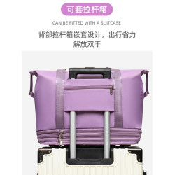 萬向輪出差登機包大容量旅行包可擴容購物袋行李包折曡學生衣服包