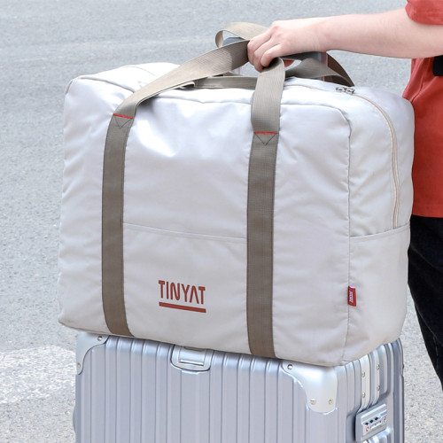 TINYAT旅行包女大容量手提短途旅行袋輕便可套拉桿箱行李包待産包