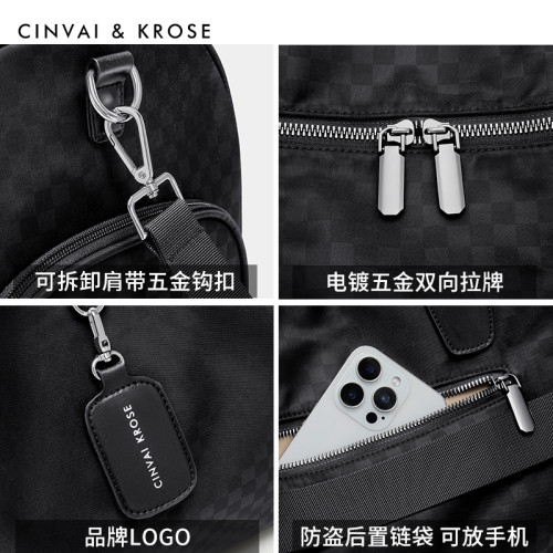【政府補貼】小c&k旗艦店旅行包男士健身包大容量短途手提行李包