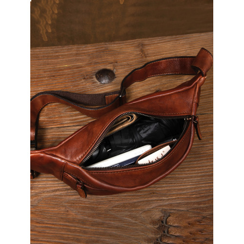 慢時光復古真皮通勤時尚單肩包頭層植鞣牛皮手機斜後後背包男女款出行 慢時光復古真皮通勤時尚單肩包頭層植鞣牛皮手機斜後後背包男女款出行