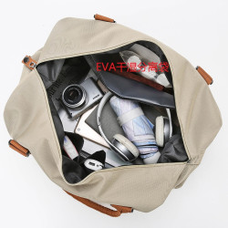 旅行包女短途行李收納袋子旅遊手提包學生超大容量帆布輕便出差包