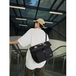 一式三用雙肩包男機能風潮流電腦包大容量個性郵差包大學生書包女